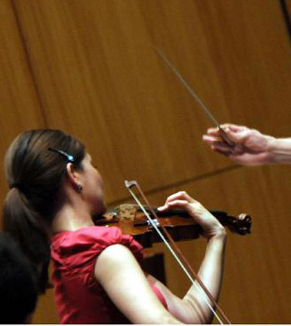 Arabella Steinbacher diretta da Zubin Mehta al Comunale di Firenze