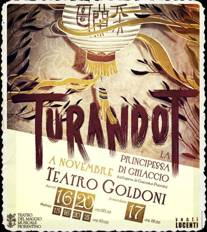 Turandot principessa di ghiaccio, favola per bambini al Goldoni di Firenze
