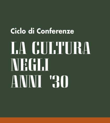 La cultura negli anni '30