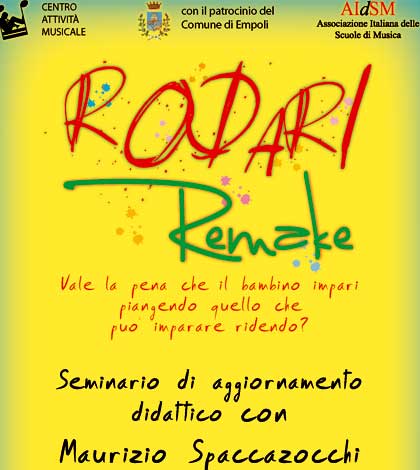 Locandina seminario "Rodari remake"