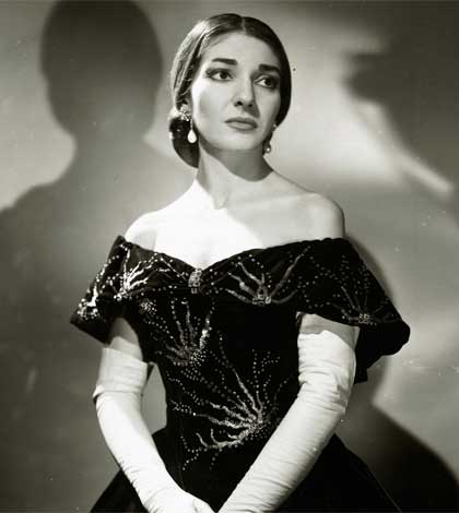 Maria Callas nelle vesti di Violetta, da La Traviata