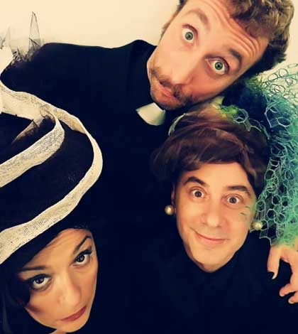 Il cast di "Chi ha ucciso Oscar Wilde?"