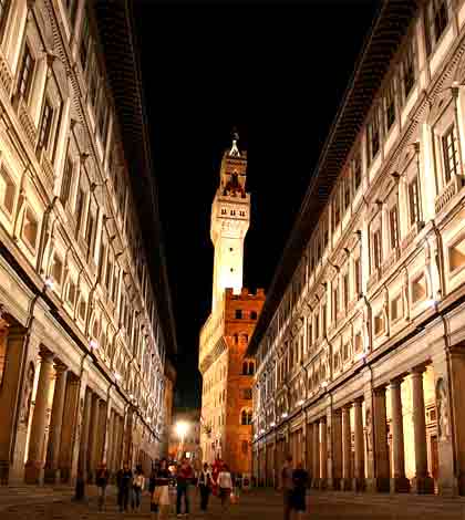 La Galleria degli Uffizi di Firenze