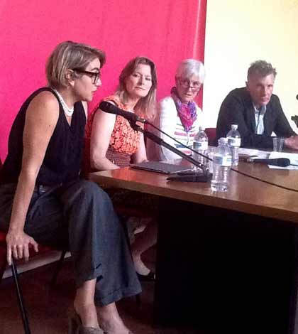 festival_scrittori - Elena Stancanelli, Jennifer Egan, Lisa Clark e Michael Cunningham