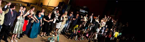 Il cast di "La Stazione" - foto di Simone Rocchi
