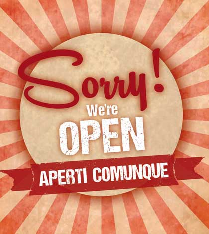 APERTI COMUNQUE