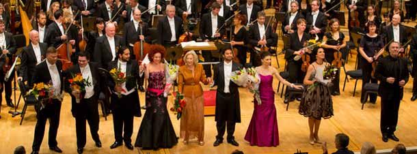 Allievi dell'Accademia al Chicago Symphony Hall nell'ottobre del 2012
