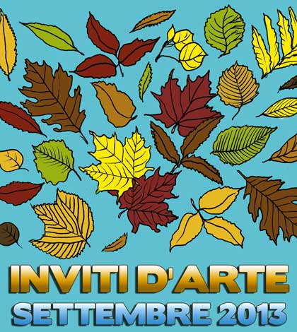 Copertina di Emanuela Lazzarini Inviti d'arte settembre 2013