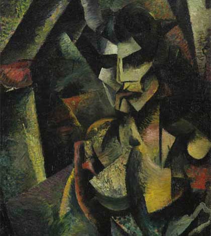 Mario Sironi, Figura futurista (Antigrazioso), 1913/14