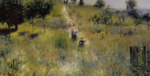 Pierre Auguste Renoir - Sentiero nell'erba alta, 1876-1877