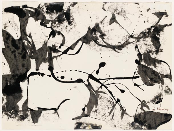 Willem de Kooning   Landscape, Abstract,  c. 1949 Olio su carta, 48,9 x 64,9 cm © Whitney Museum of American Art © The Willem de Kooning Foundation by SIAE 2013