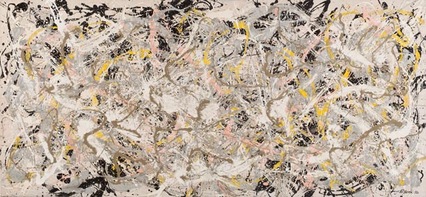 Jackson Pollock Number 27, 1950 Olio, smalto e pittura di alluminio su tela, 124,6 x 269,4 cm © Jackson Pollock by SIAE 2013 © Whitney Museum of American Art