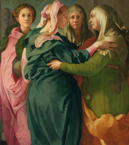 Pontormo (Jacopo Carucci; Pontorme, Empoli 1494-Firenze 1557) Visitazione 1528-1529. Carmignano, Pieve di San Michele Arcangelo
