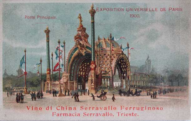 Cartolina postale. Paris 1900. Collezione privata: Ilde Marino