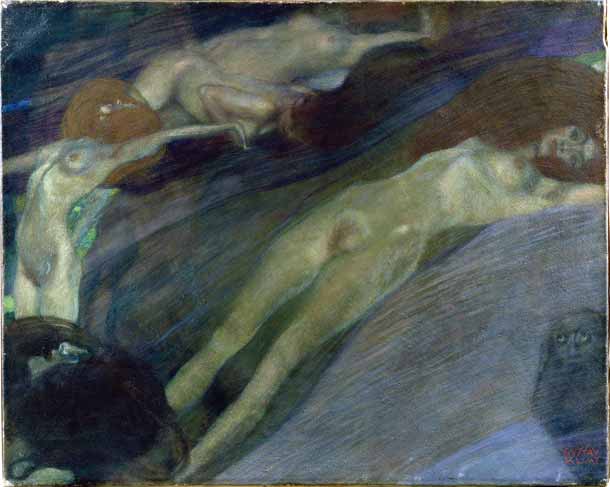 Gustav Klimt Acqua in movimento 1898 Olio su tela, cm 52 x 65 Collezione privata (courtesy Galerie St. Etienne, New York)