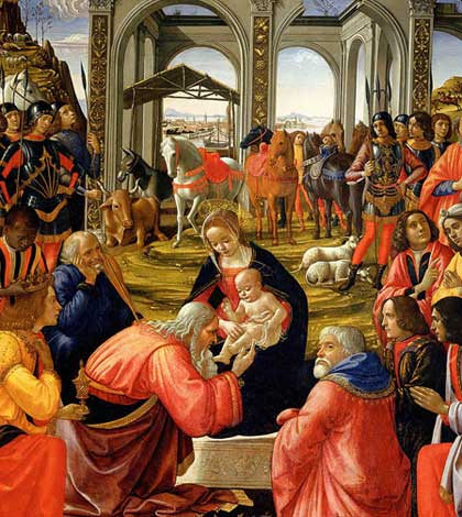 Domenico Ghirlandaio - Adorazione dei Magi