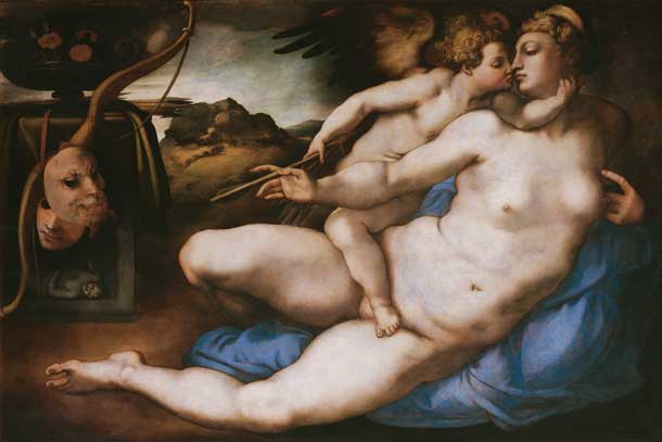 Pontormo (Jacopo Carucci; Pontorme, Empoli 1494-Firenze 1557) Venere e Amore, 1533 circa; olio su tavola; cm 128 x 194. Firenze, Galleria dell’Accademia, inv. 1890 n. 1570