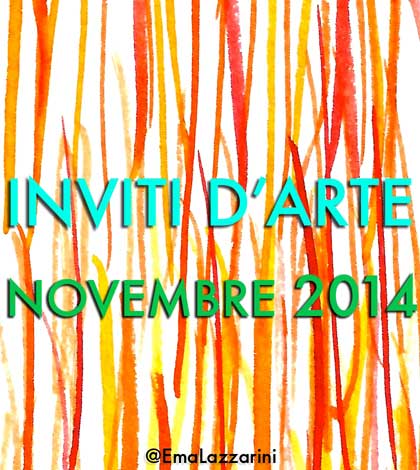Copertina Inviti d'arte: novembre 2014_Emanuela Lazzarini