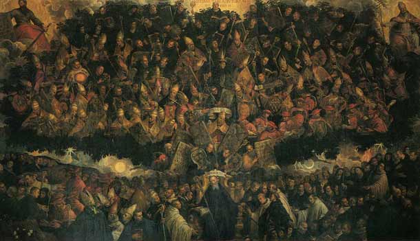 Trionfo dell'ordine dei Benedettini