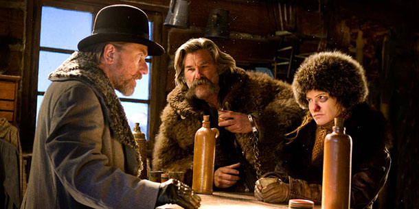 Tim Roth, Kurt Russel, Jennifer Jason Leigh - The Hateful Eight