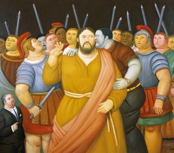 Botero - Il bacio di Giuda