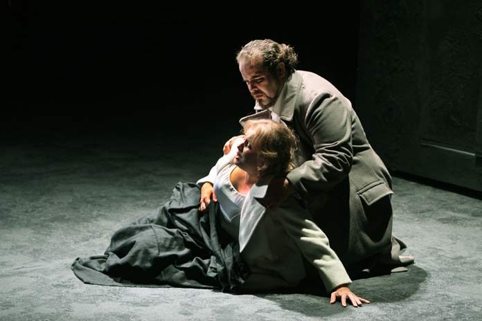 Ekaterina Sadovnikova (Gilda) e Elia Fabbian (Rigoletto) photo di Massimo D’Amato