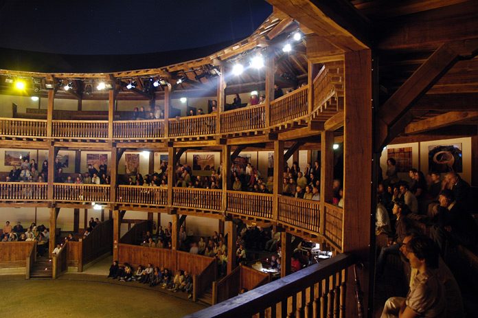 Risultati immagini per globe theatre a villa borghese