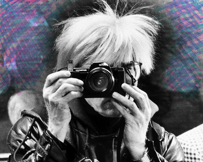 ©Maria Mulas, Andy Warhol che mi fotografa (re edit), 1987
