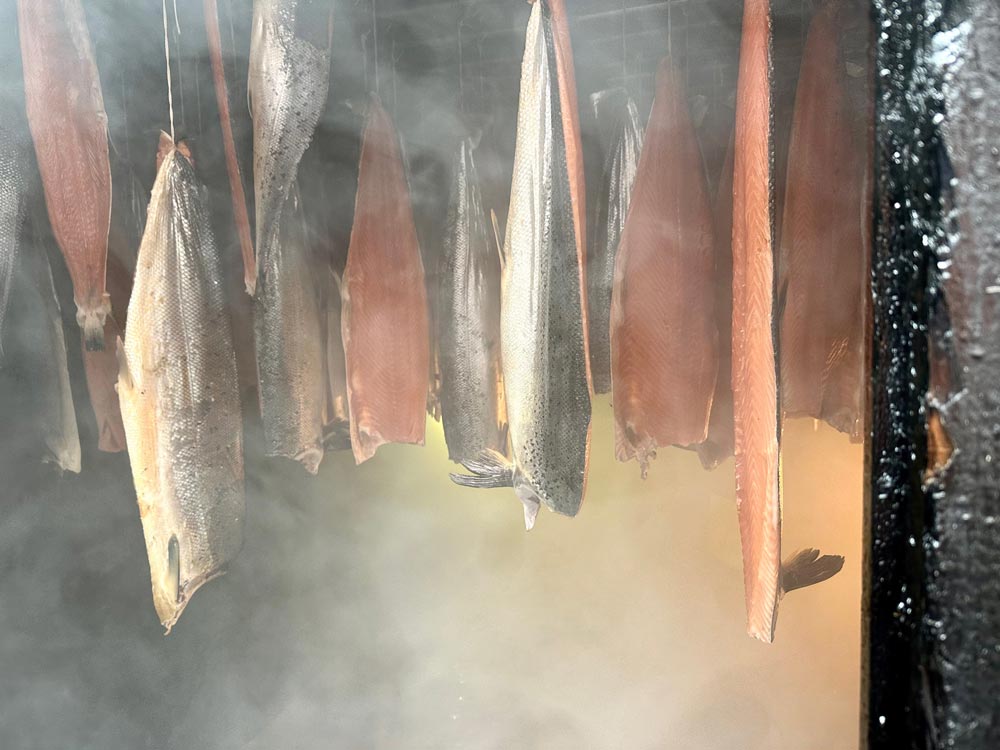 Il salmone affumicato a freddo