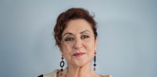 Gea Martire protagonista di "Della storia di G.G." in scena all'Argot studio di Roma dall'1 al 3 dicembre 2023.