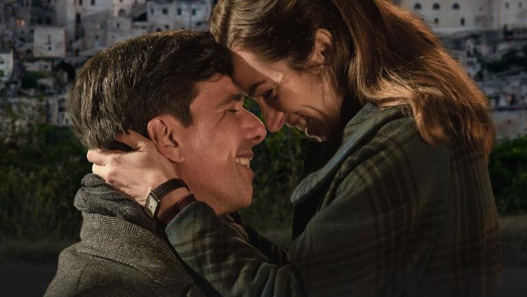 Domenico Diele e Aurora Ruffino in "La luce nella masseria", film tv Rai.