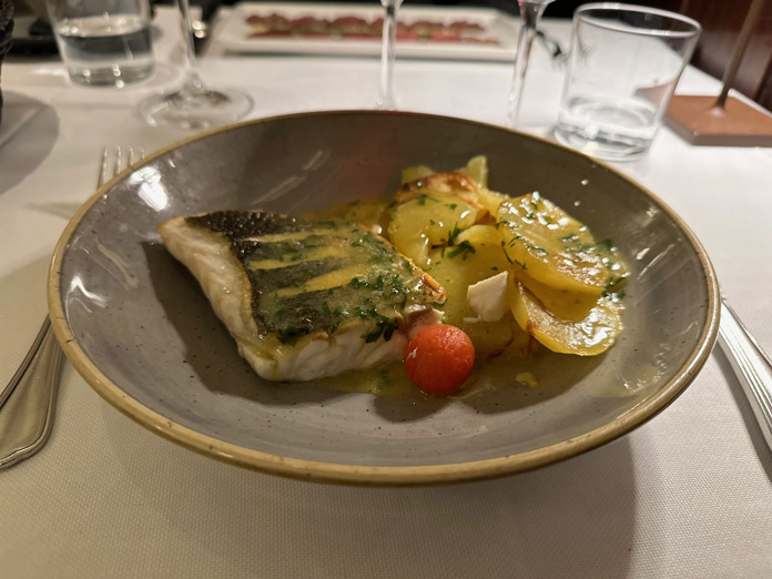 Branzino grigliato con patate