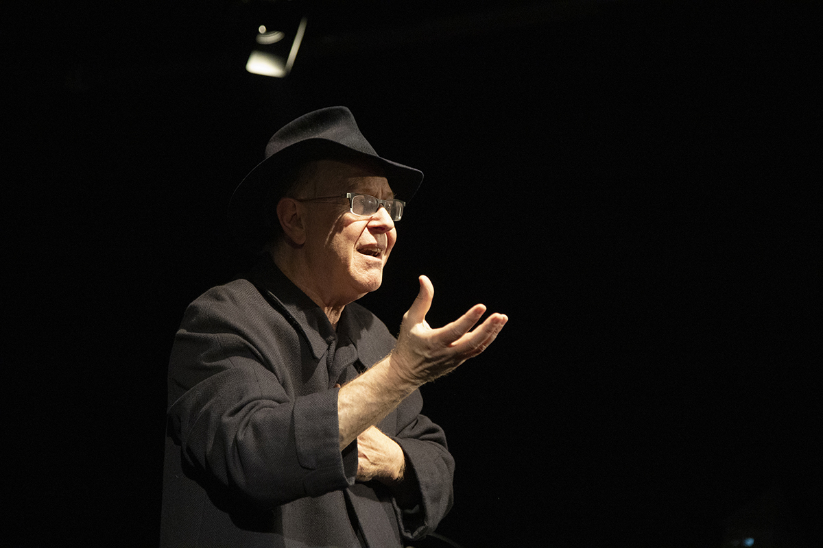 Giuseppe Manfridi in "L'uomo che volò oltre sé stesso". 