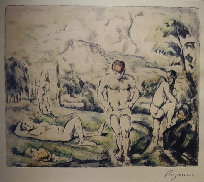 I bagnanti di Paul Cezanne