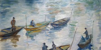 I pescatori di Poissy - Claude Monet