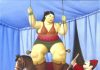 Fernando Botero Donna del circo su trapezio, 2007 Olio su tela, 132x106 cm Collezione privata