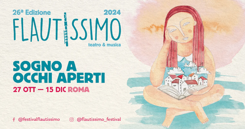 Locandina di Flautissimo 2024.