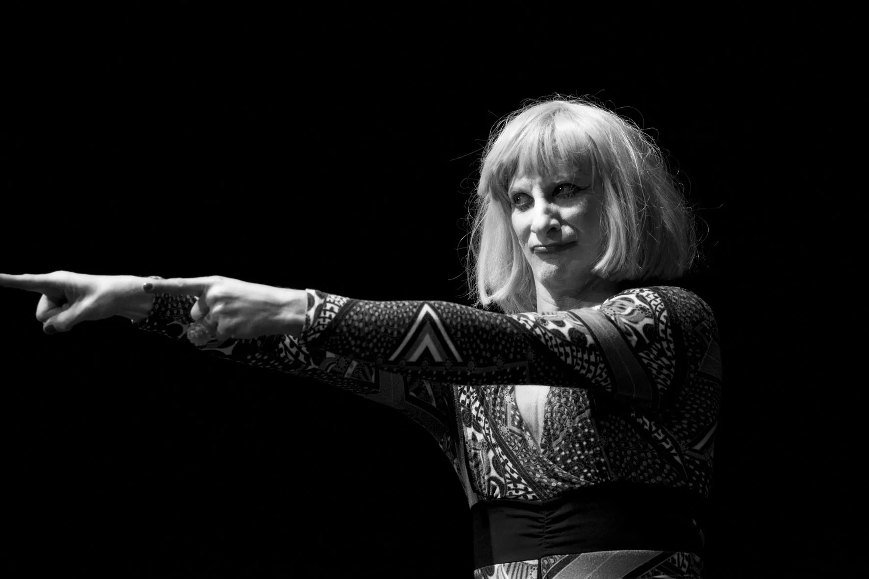 Federico Barsanti alias "Signora Porzia" in scena al teatro Jolie Rouge dal 7 all'8 marzo 2025.