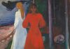 Edvard Munch Rosso e bianco 1899–1900 Olio su tela, 93,5x129,5 cm Photo © Munchmuseet