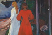 Edvard Munch Rosso e bianco 1899–1900 Olio su tela, 93,5x129,5 cm Photo © Munchmuseet
