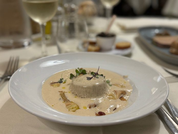 Flan di carciofi © Fermata Spettacolo