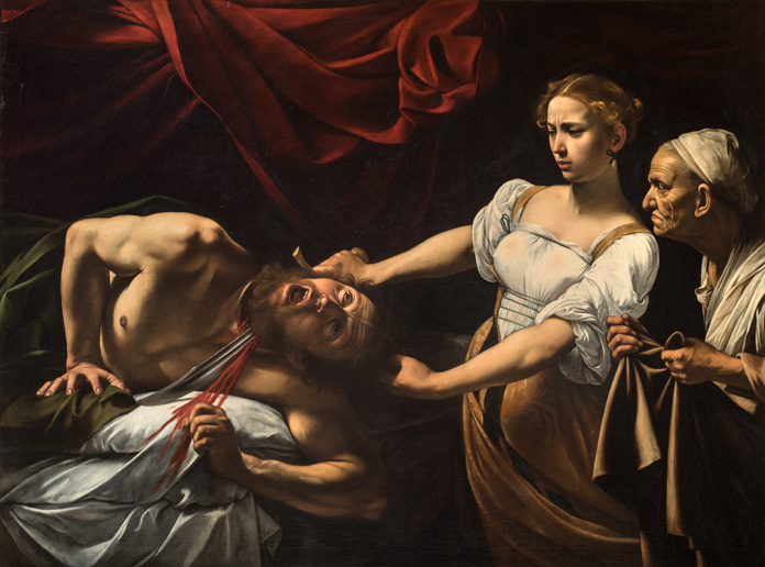 Michelangelo Merisi detto Caravaggio "Giuditta e Oloferne" Olio su tela, altezza x larghezza cm 145 x 195 credit Gallerie Nazionali di Arte Antica, Roma (MiC) -Bibliotheca Hertziana, Istituto Max Planck per la storia dell'arte/Enrico Fontolan