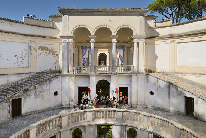 The Eternal Duality di Keita Miyazaki al Ninfeo di Villa Giulia - Foto di Roberto Apa