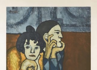 Arlecchino e la sua compagna di Pablo Picasso @ Navigare