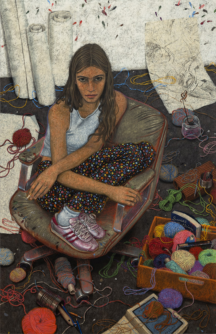 Emilio Gola, Alice II, 2026Oil on canvas 180 x 115 cm