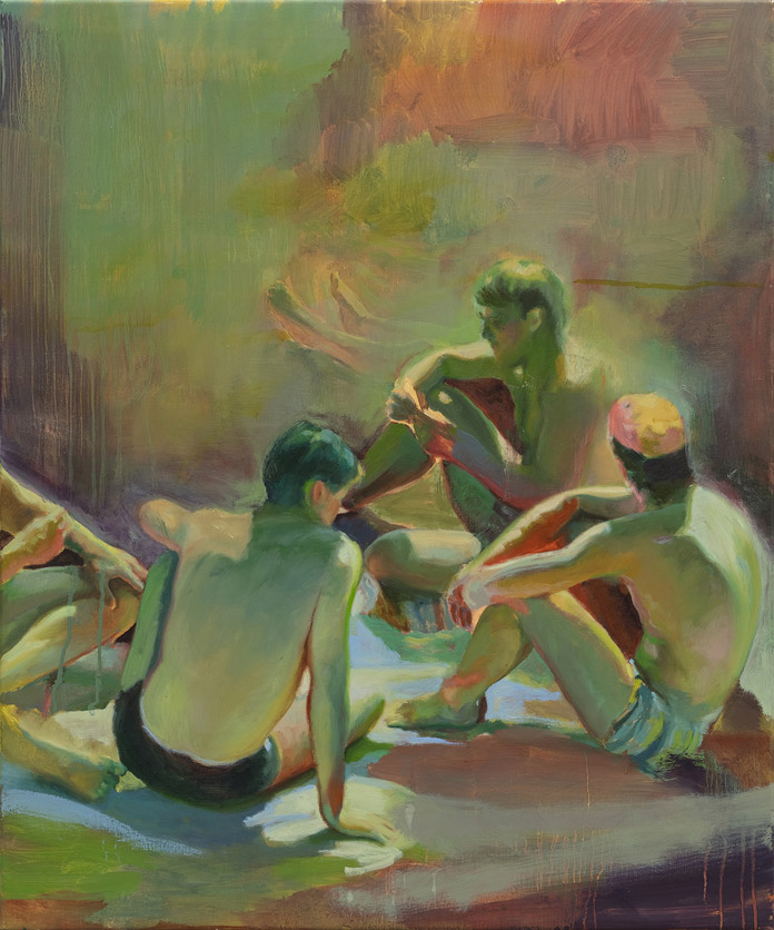 Christopher Orr, Falling Away like Dust, 2022Oil on french poliester linen. 60 x 50 cm