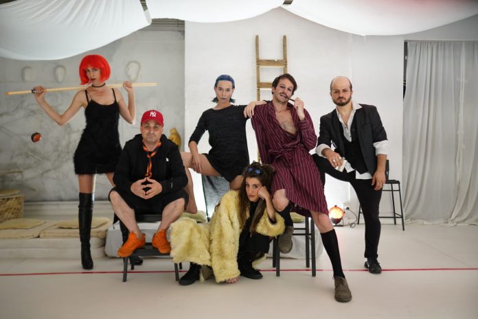 Maria Giulia Scarcella, Enoch Marrella, Sofia Taglioni, Francesco Petruzzelli, Giovanni Serratore, Irene Ciani cast di La figlia di Kioto Zhang