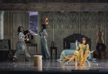 Il trionfo degli affetti: il giallo sul Nilo del Giulio Cesare Giulio Cesare in Egitto ph Michele Monasta